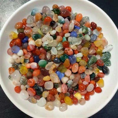 Pedra rolada de ágata para decoração