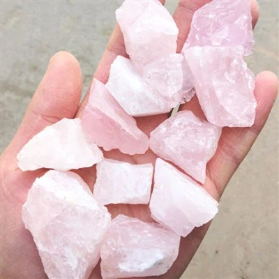 Cristal Rosa Bruto para Decoração